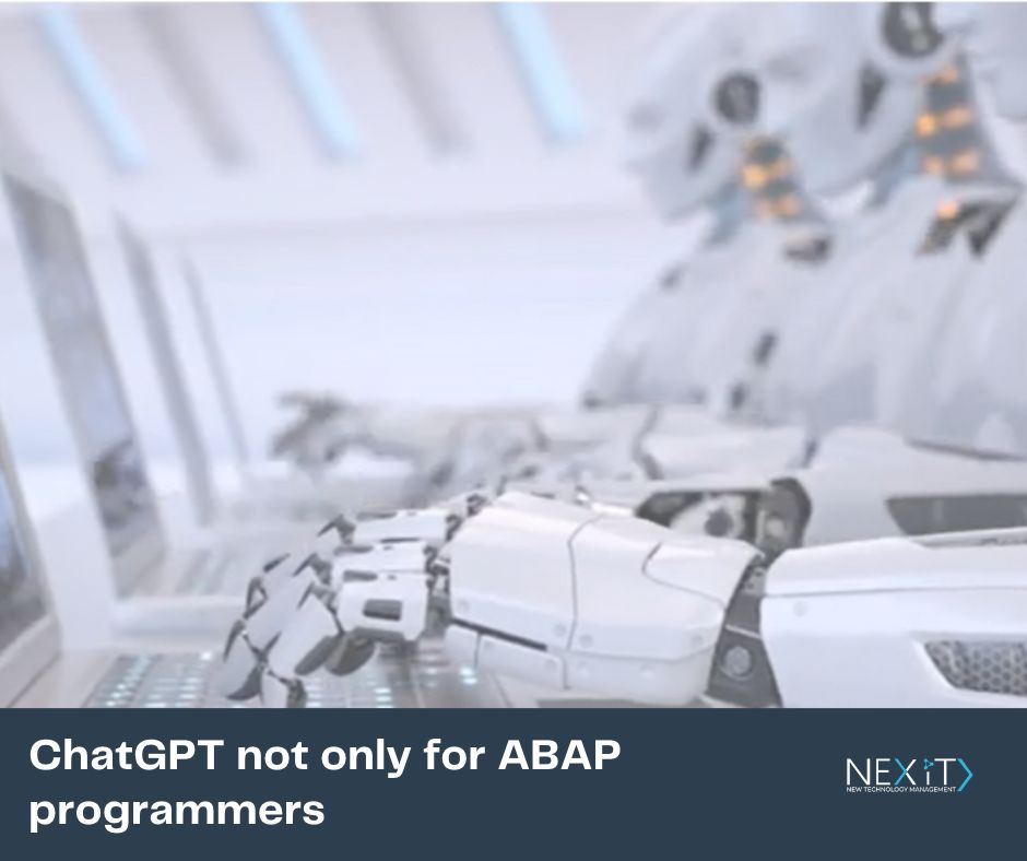 ChatGPT for ABAP, Java and Python programmers